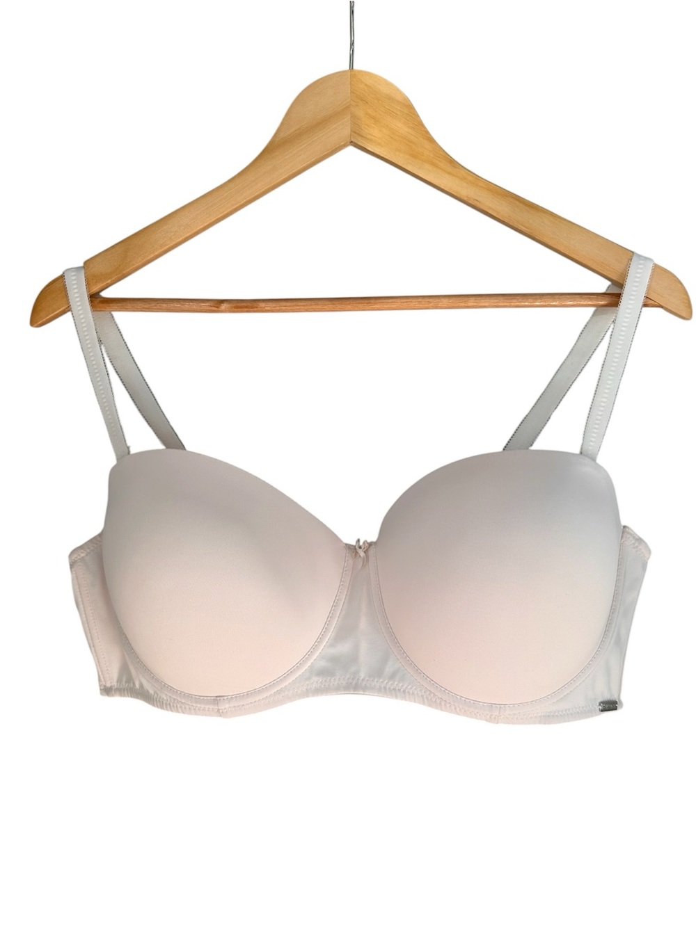 Tahari Everyday Lightly Padded Wirefree Strapless Convertible Bra — Ivory, 42D